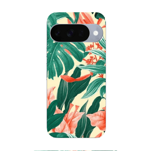 Google Pixel 10 Tropic Laves Transparent Silicone TPU Θήκη